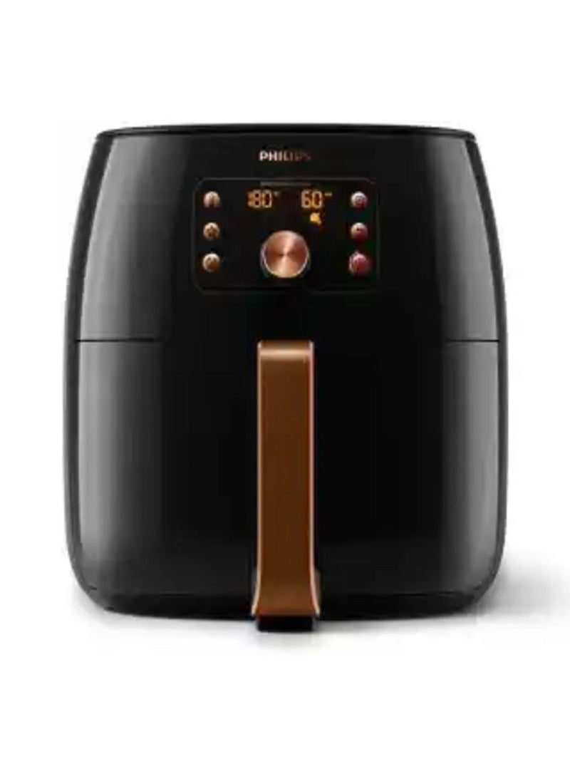 Phillips' - Philips Air Fryer 2200 Watt, Sensor Technology,7.3 Liter Capacity, Distinctive Black*Gold Color, Model No. HD9863/91 - Image 1
