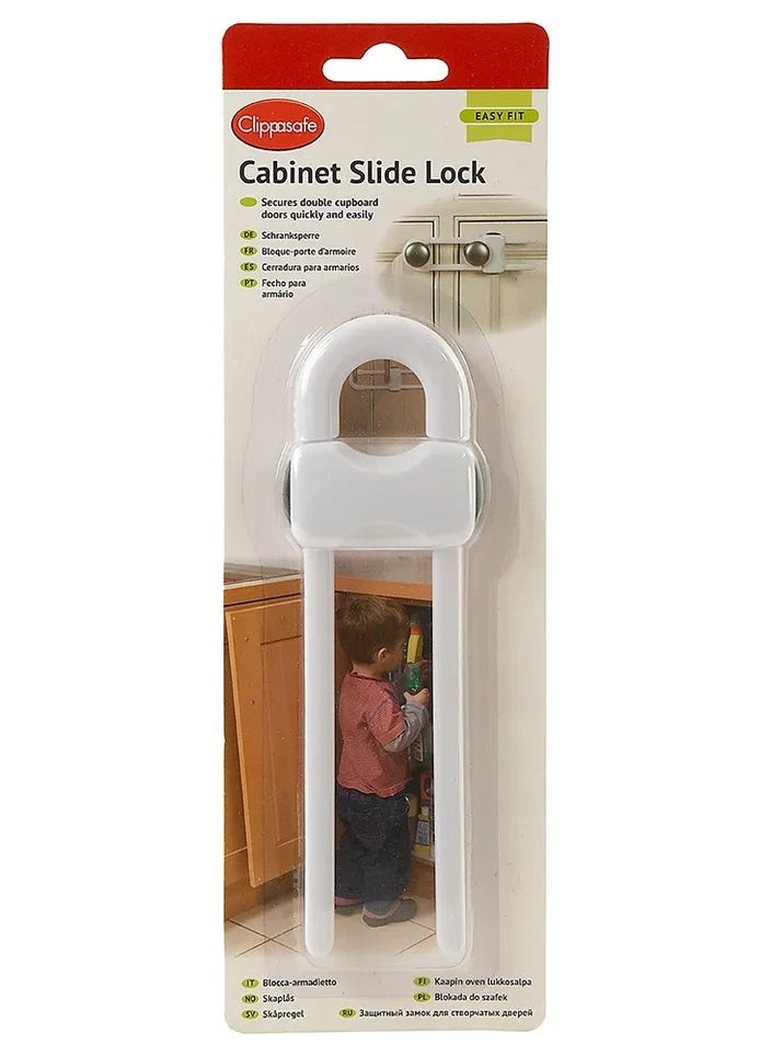 Clippasafe Cabinet Slide Lock 