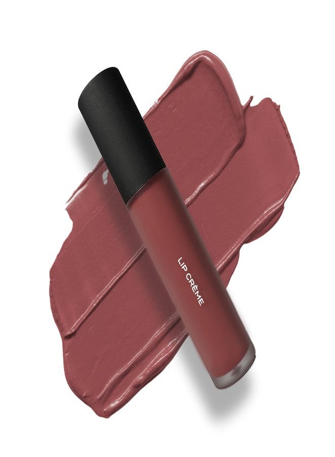 Ruby's Organics Liquid Lipstick, Smooth Cream Texture-Weightless, Highly Pigmented, Soft Velvet Finish, Long Lasting Rich Color, Non-Drying, All Skin Types, Silicon and Paraben Free-Taupe Brown, 6.5ml - Image 1