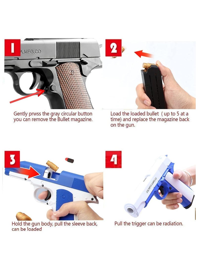 Full Toy Cool Toys for Boys Toy That Look Real Nerf Black  - Image 2