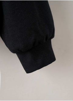 Letter Embroidery Drop Shoulder Sweatshirt