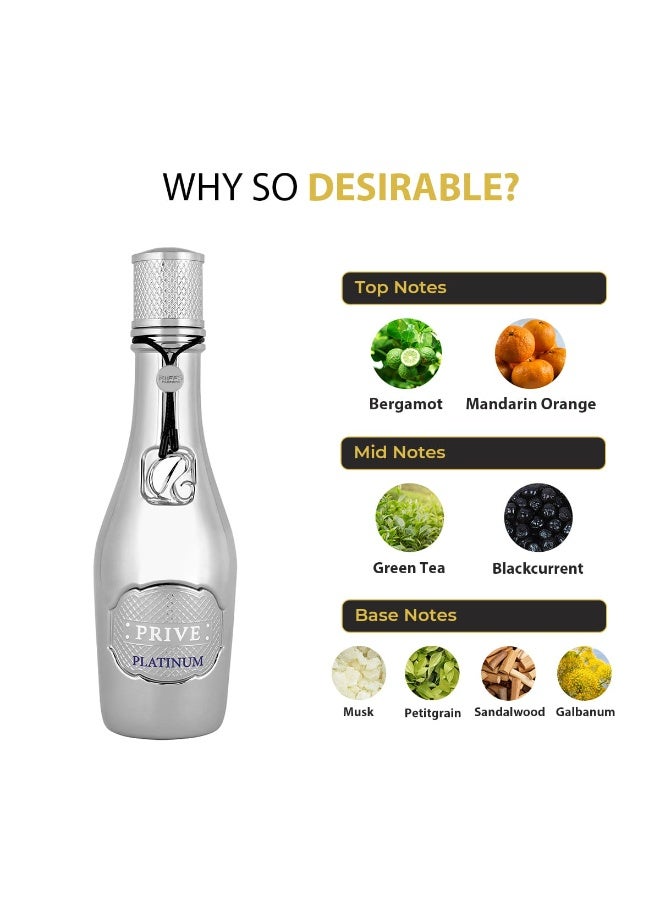 RIIFFS PERFUMES RiiFFS PRIVE PLATINUM Eau De Perfume 100ml (For Men AND WOMEN) - Image 3