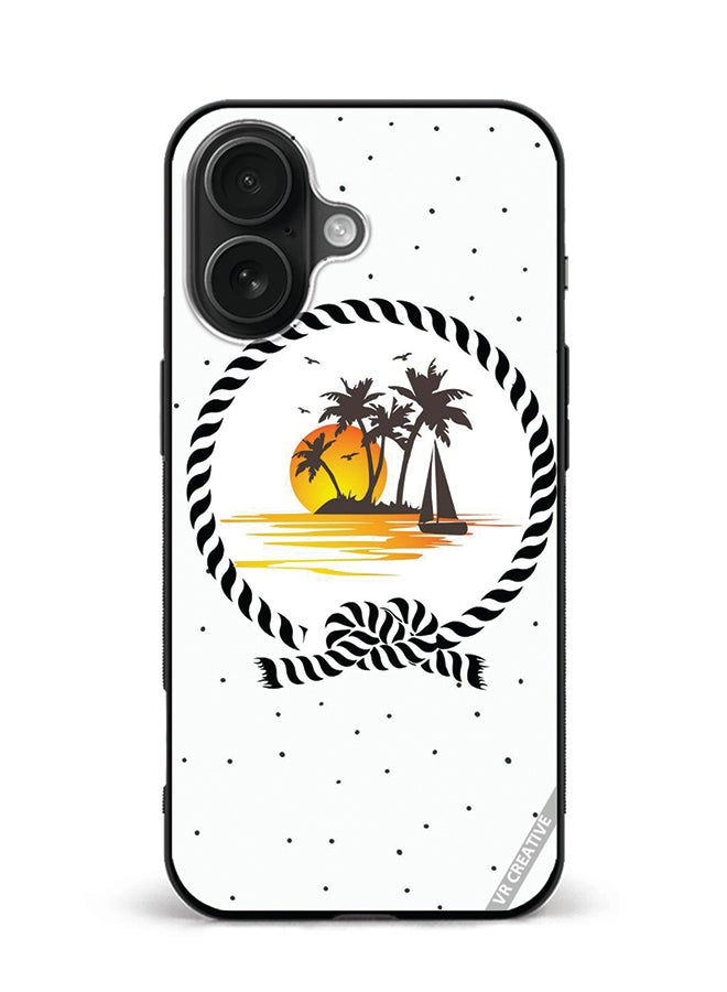 VR CREATIVE Protective Case Cover For Apple iPhone 16 Scenerio Design Multicolour