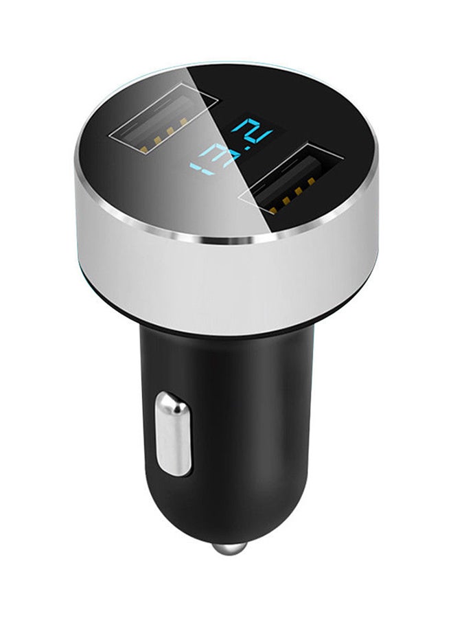 Dual USB Car Charger Black