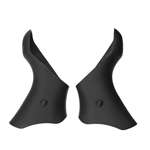 NELboNs Bike Brake Levers Hoods Compatible with 105 ST-5600/5601/6600 Ultegra Silicone Protector,1 Pair/Black - Image 1