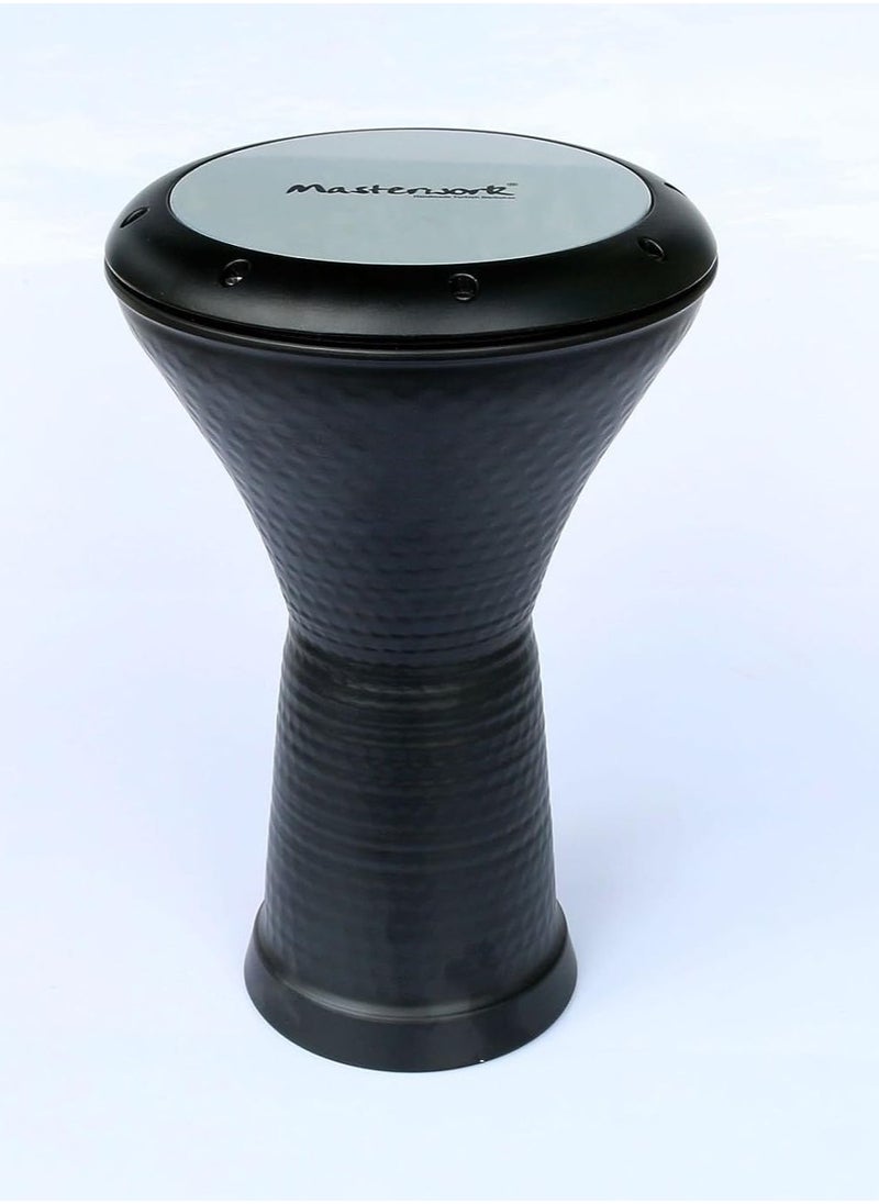 Mike Music 17" Percussion" Metal Darbuka Drum Doumbek Black  - Image 1