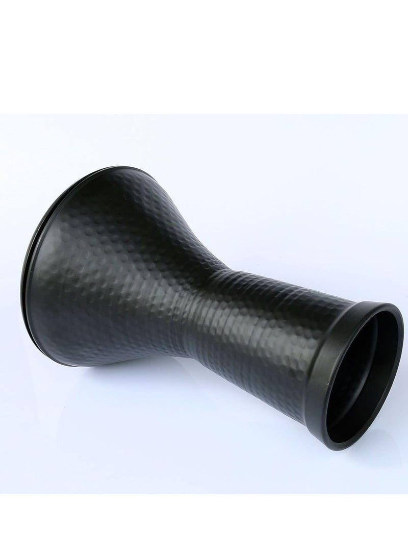 Mike Music 17" Percussion" Metal Darbuka Drum Doumbek Black  - Image 3