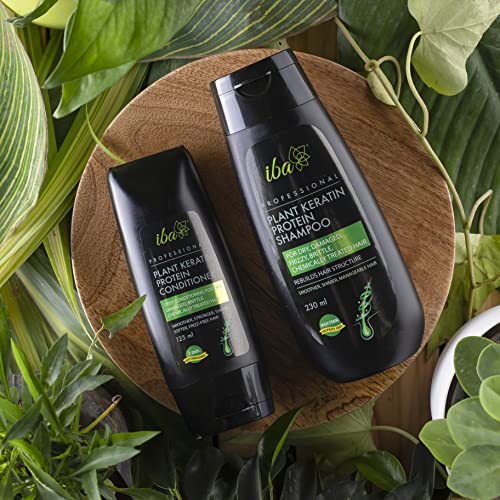 Iba Plant Keratin Hair Shampoo & Conditioner Combo | No Sulfates, No Parabens, High Foaming Formula For Dry Frizzy Damaged Hair - Image 2