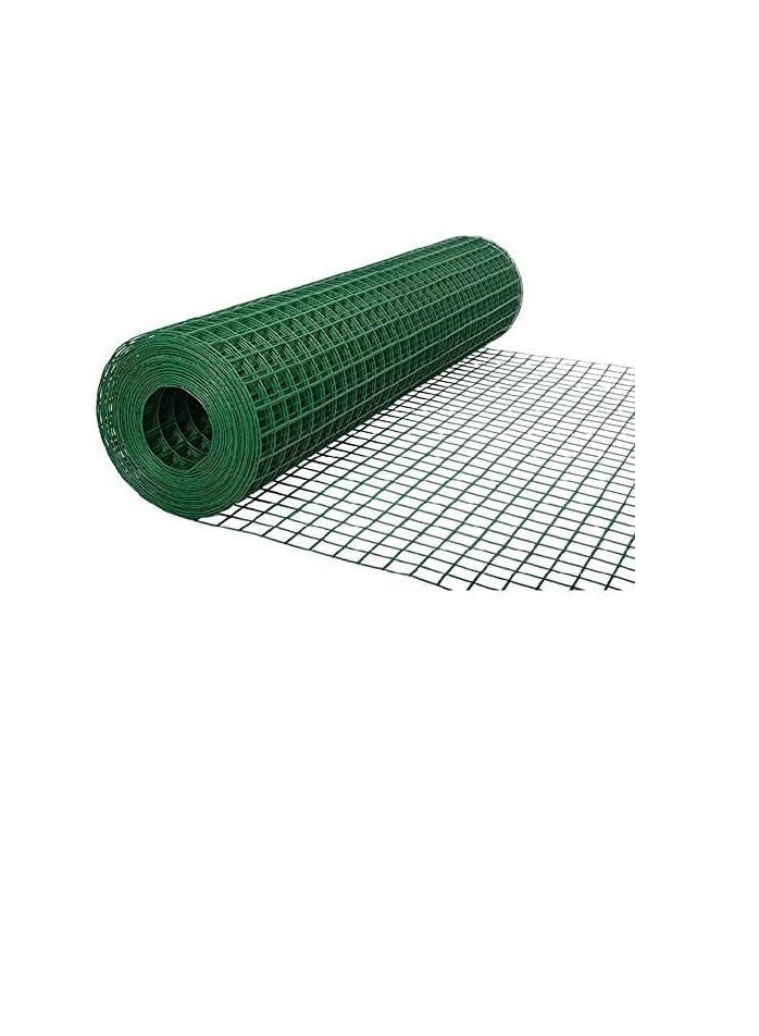 ROBUSTLINE Robustline Wire Mesh Fencing, Galvanized PVC Coated Garden Fencing, Green Steel Nets for Farming Fence, Plant Chicken Wire Fence and Animals Hen-houses Small (3.67 Mtr) (3/4" X 3FT X 12FT X 19MM)  - Image 1