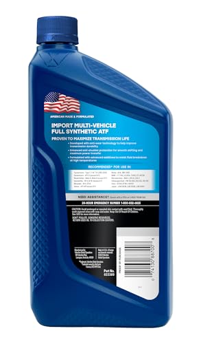 Valvoline زيت نقل الحركة الأوتوماتيكي الكامل الاصطناعي متعدد المركبات من فالفولين 1 كوارت - Image 2