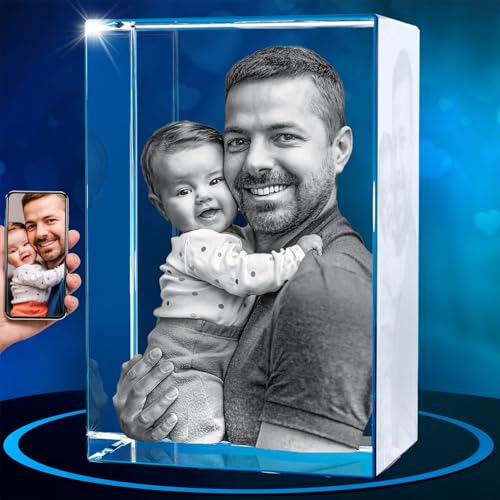 هدايا مخصصة من كريستال 3D من ArtPix للأب والأب والأم والزوجة والجد والهدايا المخصصة الرائعة مع صورتك الخاصة هدايا الأزواج المنقوشة بالليزر 3D
