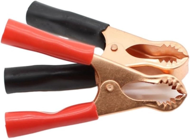 مشابك بطارية ثقيلة 10 قطع للسيارات والعربات المنزلية والقوارب وشواحن الألواح الشمسية والاختبارات الكهربائية - Image 1