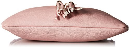 DELUXITY Lightweight Medium Crossbody Bag with Tassel (Blush) - Image 4