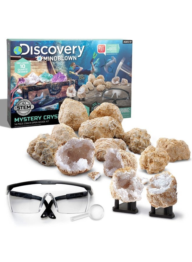 Discovery Kids Toy Mystery Crystals Geode Excavation Kit 14pc - Image 1