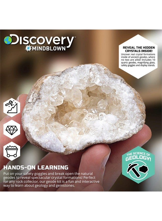 Discovery Kids Toy Mystery Crystals Geode Excavation Kit 14pc - Image 4