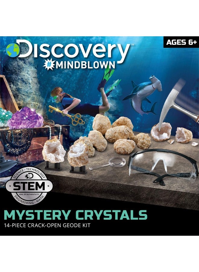 Discovery Kids Toy Mystery Crystals Geode Excavation Kit 14pc - Image 2
