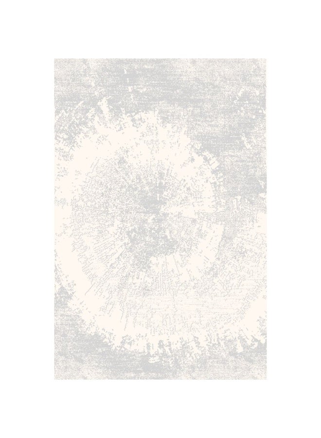 DANUBE HOME Sahara Modern Abstracts Rug | Washable Modern Rugs Style | Polypropylene + Polyester Area Rug Floor Covering | Indoor Carpet For Living Room Dining Bedroom 200X300cm-White Grey - Image 4