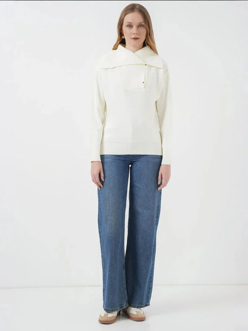 بيغ دارت سترة بياقة شال من الأكريليك محبوكة من