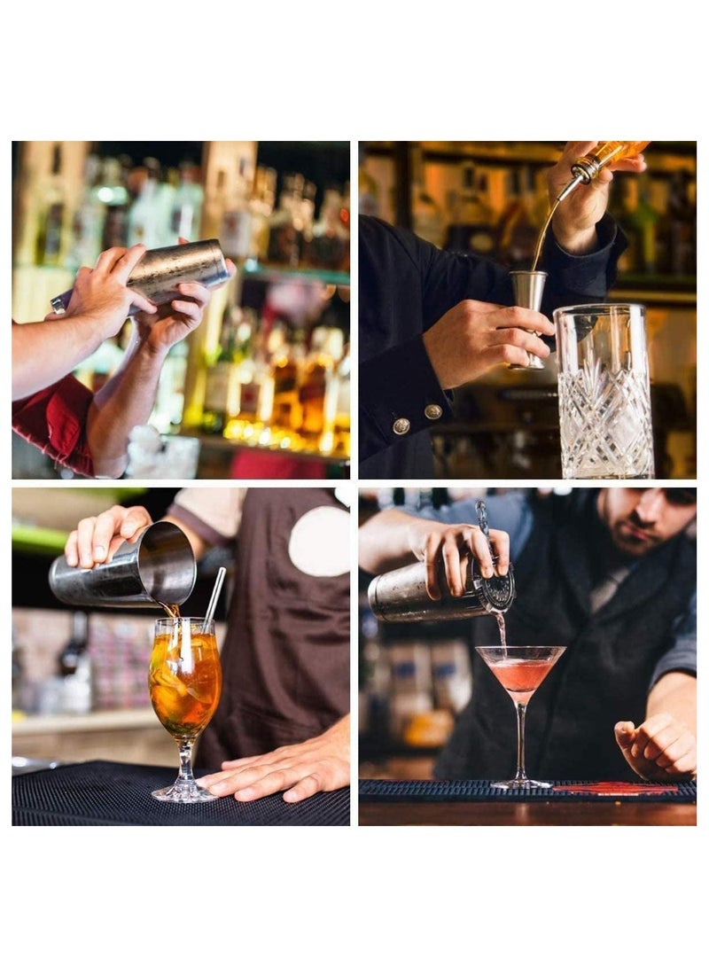 Boston Cocktail Shaker, 2-Piece All Stainless Steel Boston Shaker Tins, 18oz Weighted and 26oz Unweighted Boston Cocktail Shaker Bar Set for Professional Bartenders and Home Cocktail Lovers - Image 2