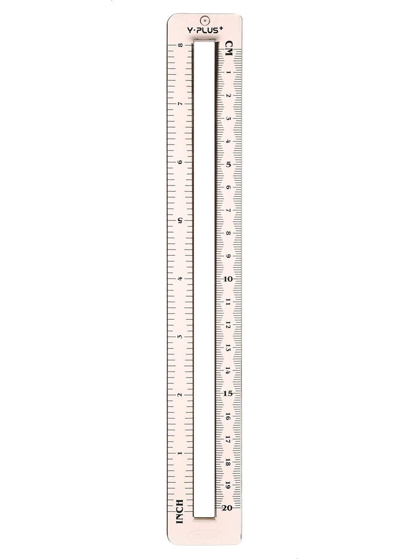 Y plus+ Y Plus Rx1304 Mid Ruler - Assorted colors- 20 Cm - Image 1