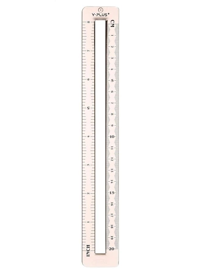 Y plus+ Y Plus Rx1304 Mid Ruler - Assorted colors- 20 Cm - Image 2