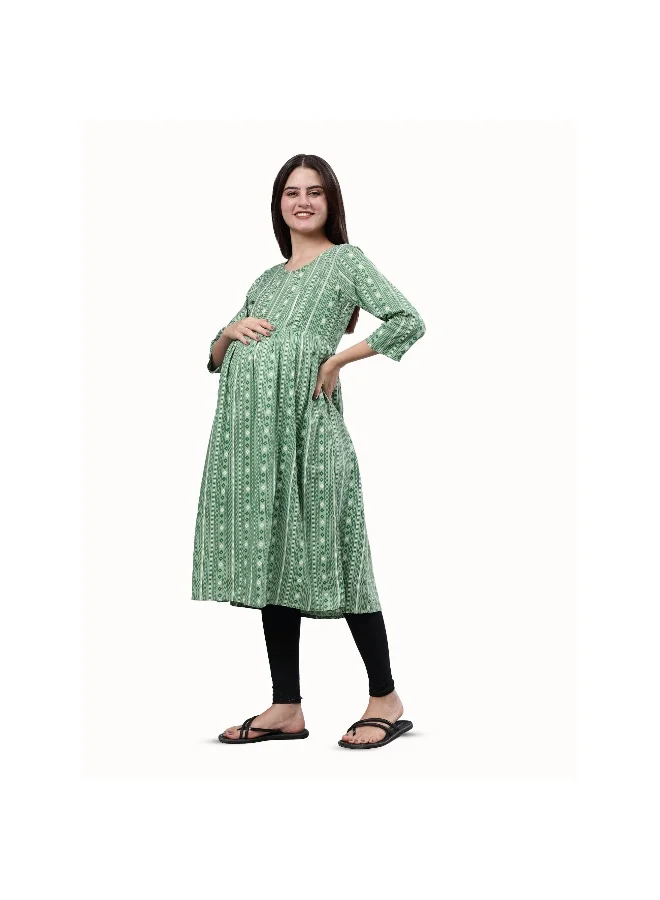 CEE 18 Women's Maternity Feeding Kurti with Zippers