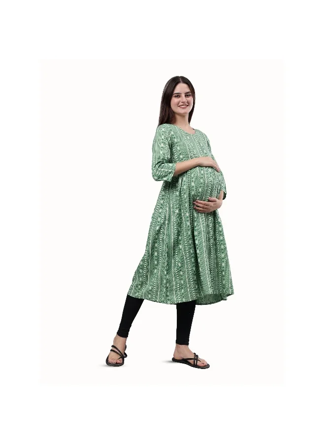CEE 18 Women's Maternity Feeding Kurti with Zippers
