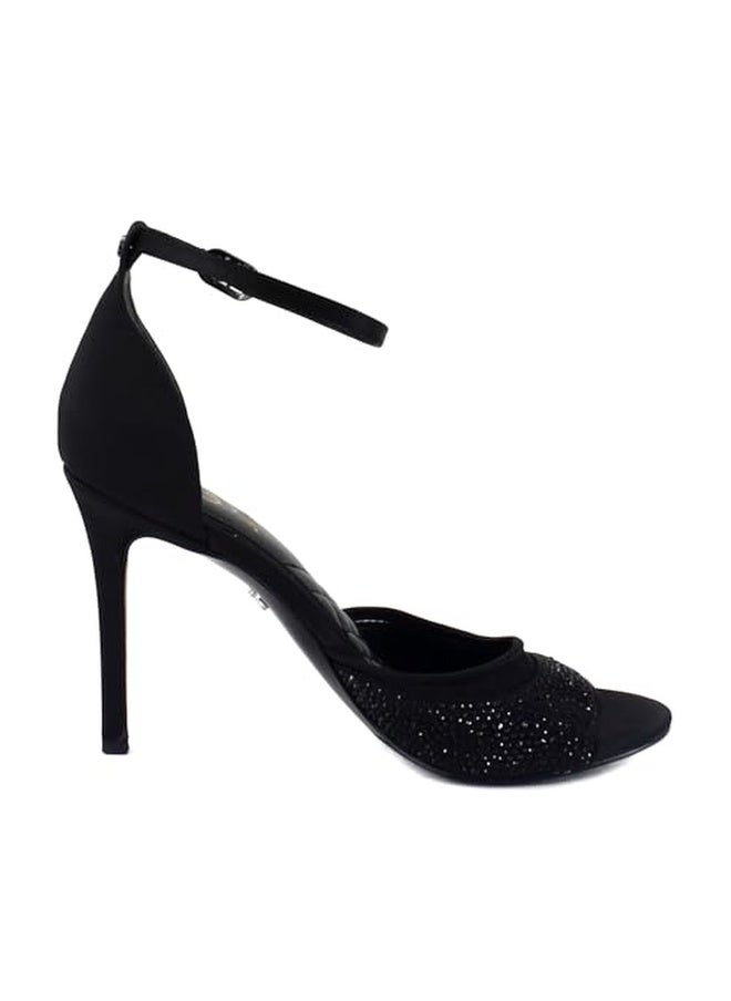 Sam Edelman صندل كريسا ذو الكعب للنساء من سام إيدلمان باللون الأسود 9 متوسط - Image 1