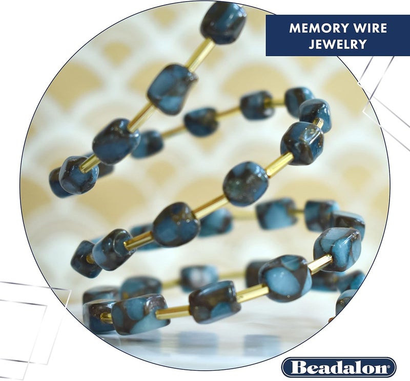 Beadalon Memory Wire End Caps Variety Pack Silver Plated 24 pc 3 mm 24 pc 4 mm 12 pc 4 mm corrugated 12 pc 4 mm sparkle - Image 5