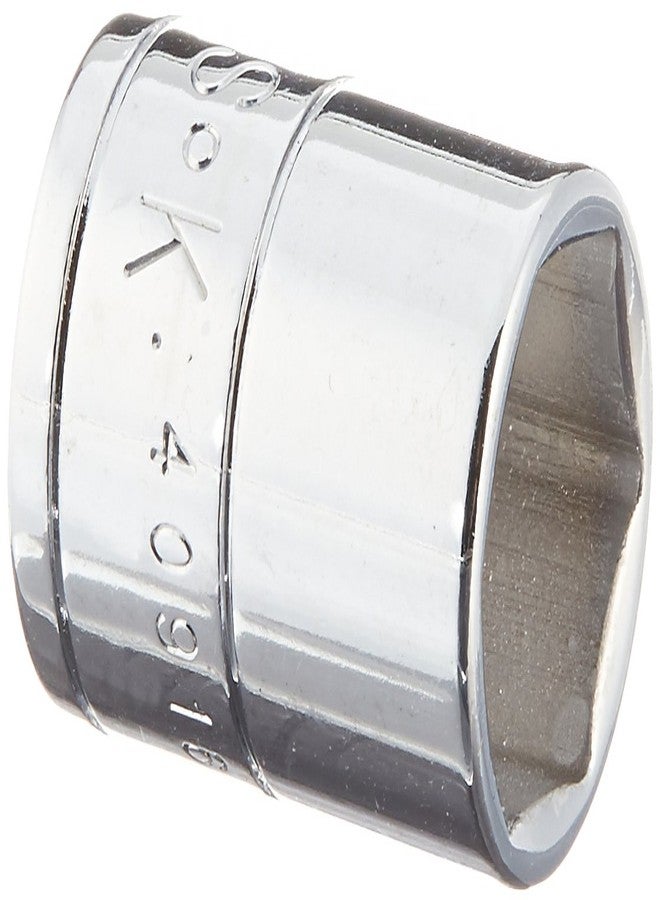 اس كي كي SK Tools USA محرك ١/٤ بوصة، ١/٢ بوصة، ٦ نقاط، مقبس كروم قياسي | ٤٠٩١٦ - Image 1