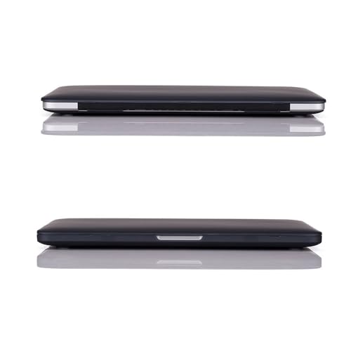 RUBAN Case For MacBook Retina Pro 15 inch A1398 (2015-2012) , Plastic Smooth Matte Hard Case Shell with TPU Keyboard Cover, Black - Image 5
