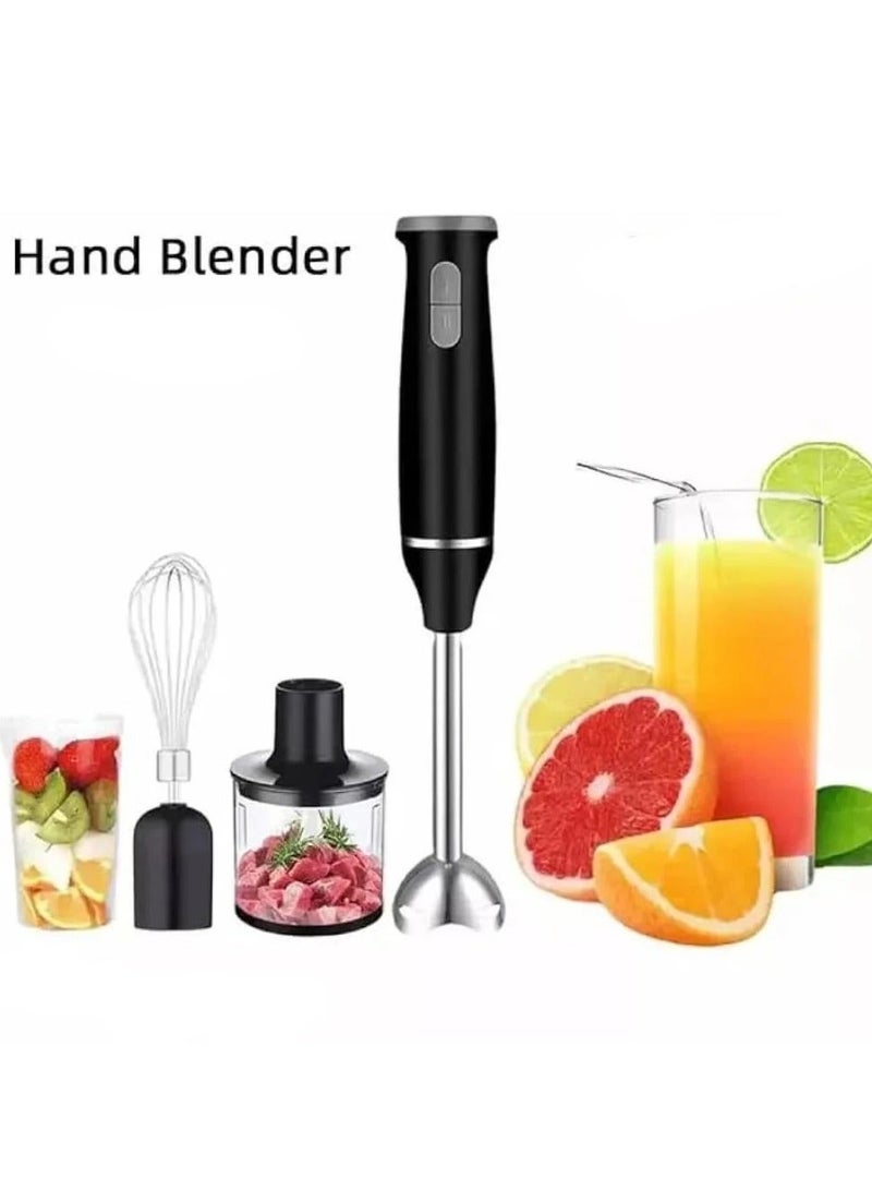 Denx DX3211  hand blender 4 in 1, black - Image 1