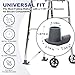 Nexoria Walker Ski Glides 4 Pack Durable Ski Glides for Folding Walkers Universal Fit Walker Accessories EasyFit Glides for Smooth Mobility Essential Mobility Aid for Seniors - Image 4