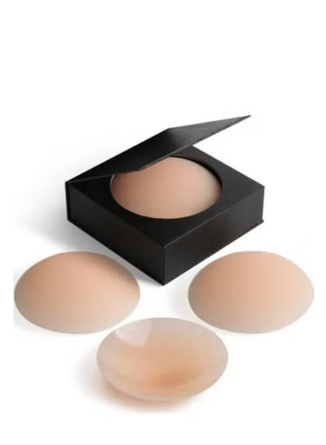 Lifenpure™ silicone nipple covers reusable ultra soft self adhesive breast covers with storage box for women - Image 1