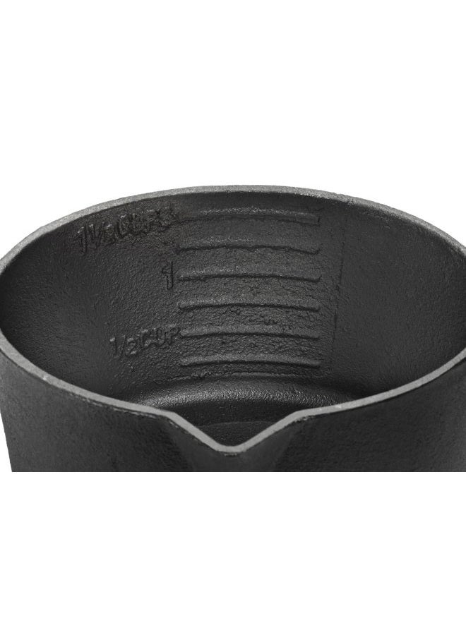 Outset Basting Pot and Brush, Cast Iron Pan and Sauce Brush - Image 4