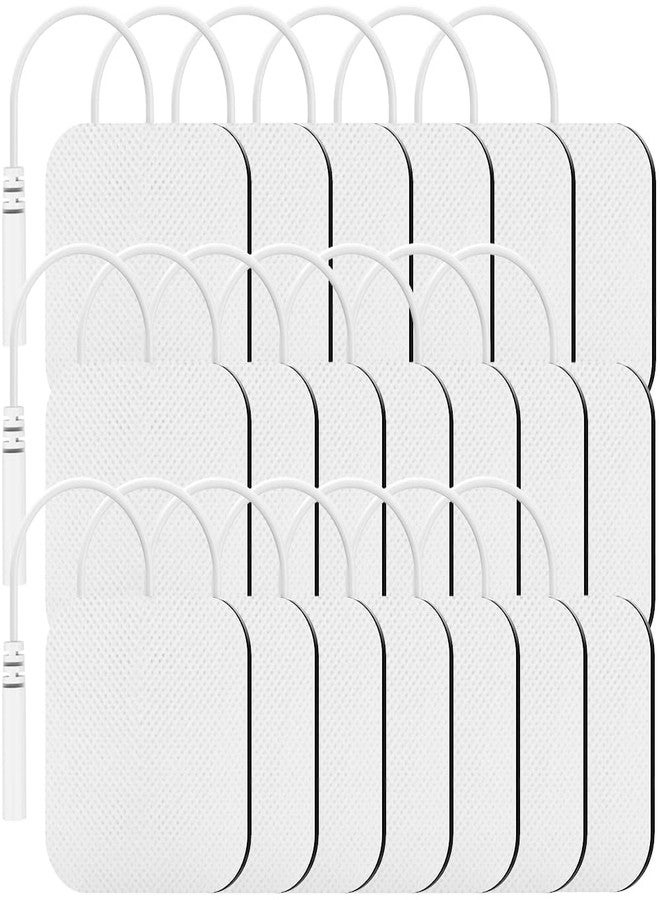 TENKER TENS Unit Replacement Pads 2x2" Reusable TENS Electrode Pads - 20PCS 3rd Gen Latex-Free Self-Adhesive Electrotherapy Patches Compatible with AUVON, Etekcity, Nicwell Care TENS - Image 1