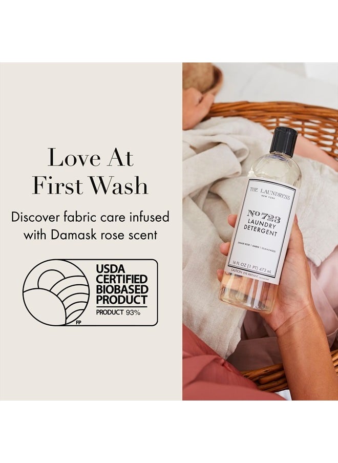 The Laundress New York The Laundress No. 723 Laundry Detergent, Rose Inspired Scent, Concentrated Laundry Detergent Liquid, Tough on Stains, No. 723 Scent, 16 oz.  - Image 2