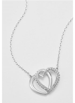 Double Hearts White Gold Necklace - pzsku/Z1297B6DD2F0AFE22519AZ/45/_/1695105617/43f22571-7a6f-4d04-89d0-be4b63ba7406