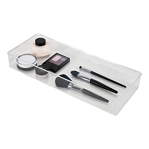 Simplify Long, Multi-Purpose, for Jewelry, Cosmetics, Desk Accessories and More Rectangular Drawer Organizer, Super Clear - Image 1