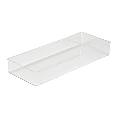 Simplify Long, Multi-Purpose, for Jewelry, Cosmetics, Desk Accessories and More Rectangular Drawer Organizer, Super Clear - Image 2