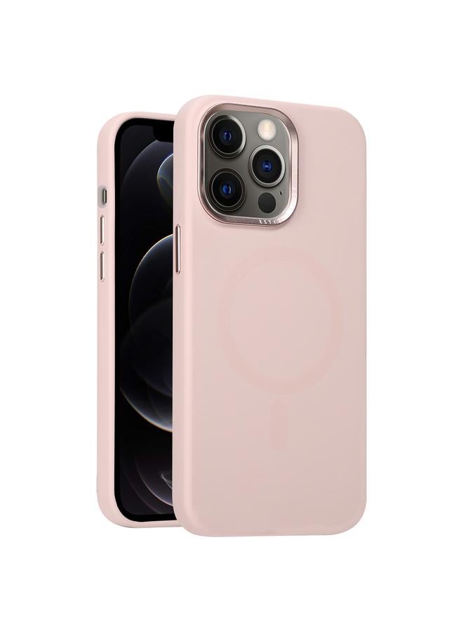 Zaboon Case For iPhone 12 Pro Metal Lens Frame Liquid Silicone MagSafe Phone Case - Image 1