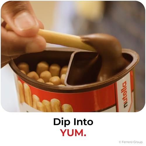Nutella & GO! Bulk 24 Pack, Hazelnut and Cocoa Spread with Breadsticks, Stocking Stuffers, Snack Cups, 1.8 oz Each​ - Image 3