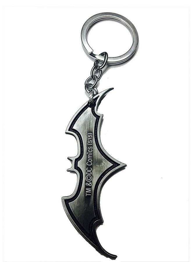 MYSTIQUE Mystique Batman Classic Logo Keyring & Keychain (silver) - Image 2