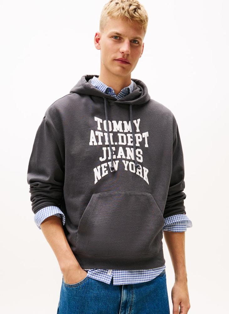 TOMMY JEANS Heritage '90s Varsity Hoody - Image 1