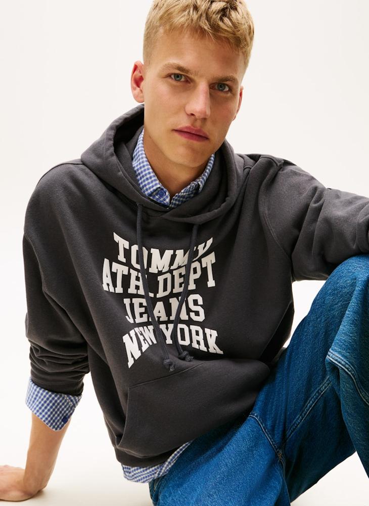 TOMMY JEANS Heritage '90s Varsity Hoody - Image 3