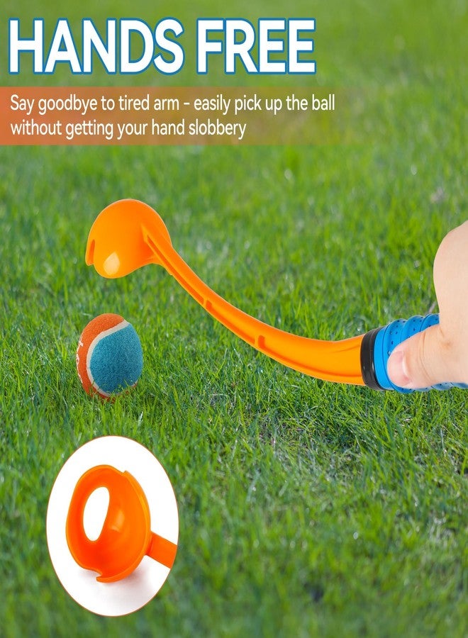 ALL FOR PAWS 19" Dog Ball Thrower, Tennis Ball Fetch Thrower for Dogs, Dog Ball Launcher Toy for Medium & Large Dog, Upgraded Soft and Comfortable Tennis Fetch Handle, 2.5 Inch Ball Included - Image 4