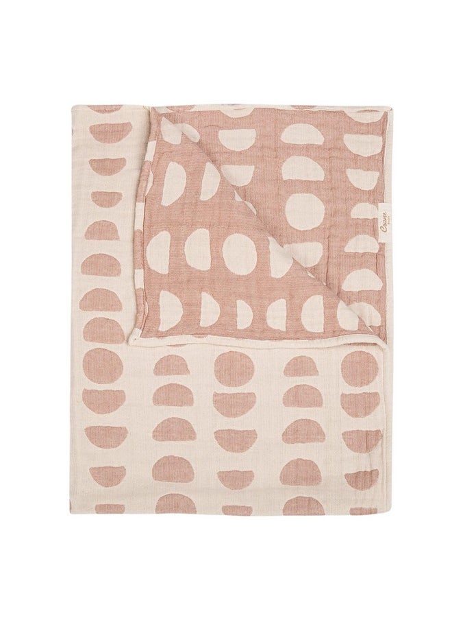 Crane BABY Crane Baby Moon Phase Cotton Baby Blanket 30” x 40”, Soft Cotton Muslin Nursery and Stroller Blanket for Boys and Girls, Neutral Baby Gift  - Image 1