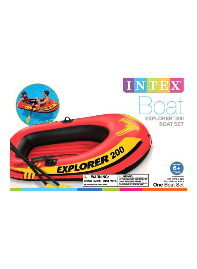 INTEX Explorer 200 Inflatable Boat - Image 3