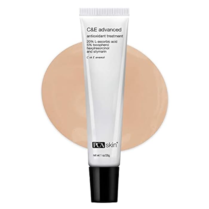 PCA SKIN Vitamin C and E Advanced Antioxidant Skin Brightening Serum, Vitamin C Serum, Diminishes Dark Spots, 1 fl oz Tube - Image 1