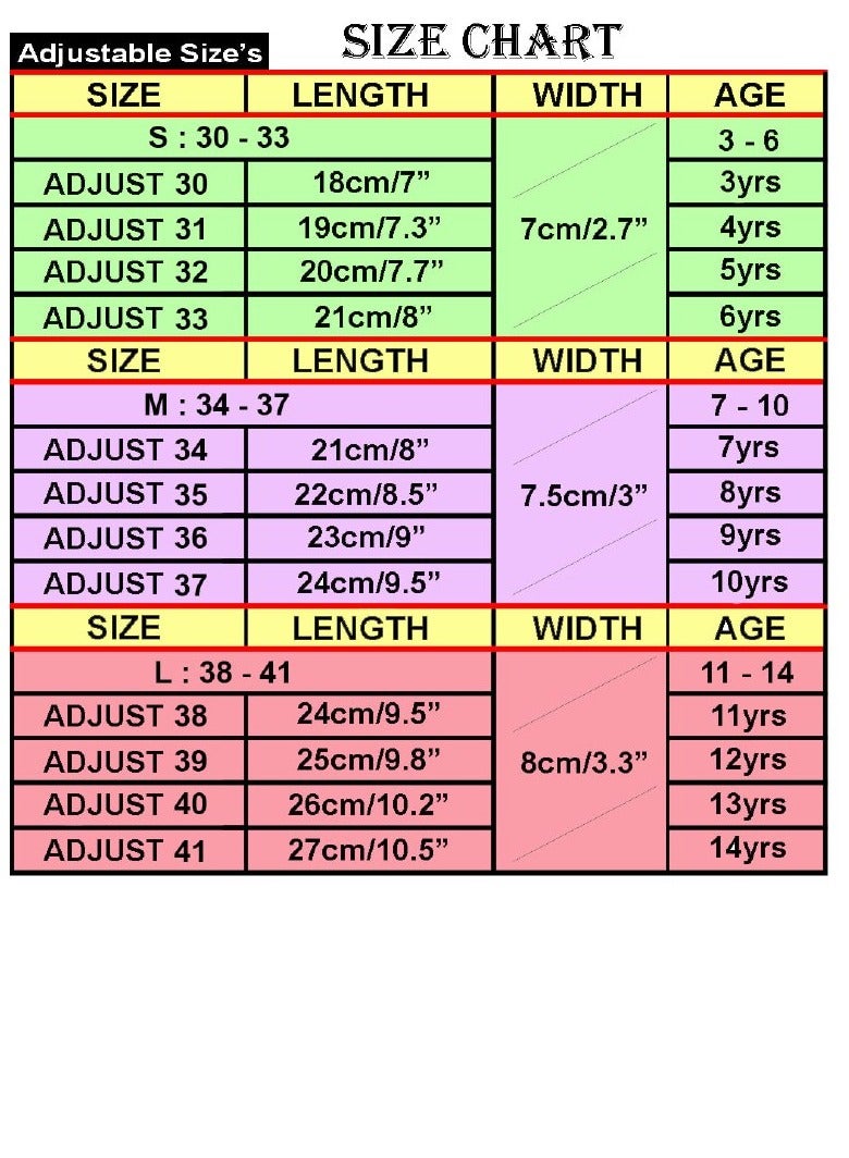 OVERS Inline and Roller Skates Shoes with All Wheels LED Lights Complete Set include Helmet and Protection - Image 3